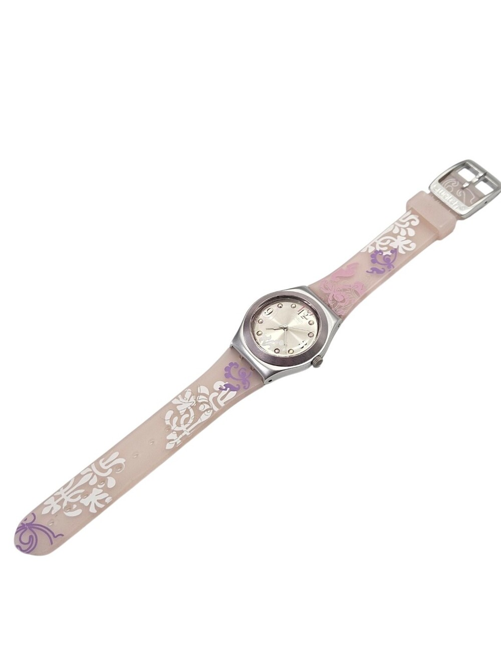 Swatch Irony Aluminum Pink Floral Women’s Watch